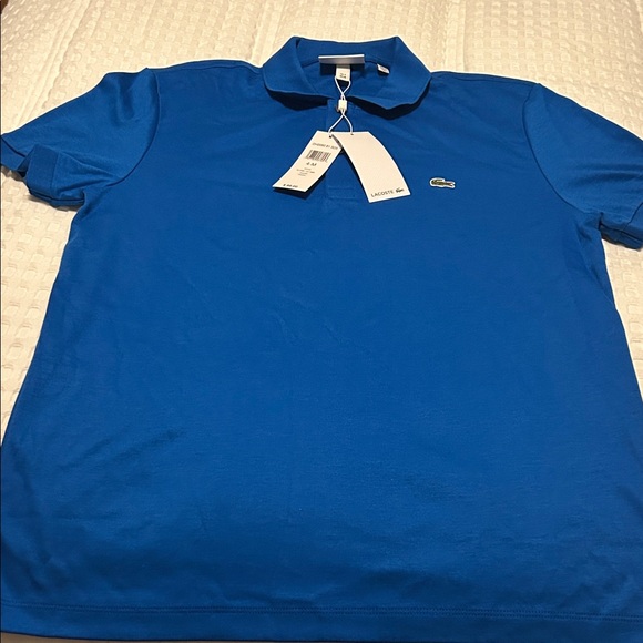 Lacoste Men's Vibrant Blue Polo Shirt - Picture 1 of 6
